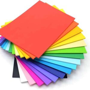 A4 100 Coloured Sheets (10 Sheets each color) Copy Printing/Art and Craft Paper Double Sided ColouredOffice Stationery Children's Day Gift, Birthday Gift, Party Favors,christmas decor etc